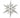 snowflake decoration made with crystals and beads