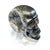 Black Halloween skull rhinestone embellishment with Swarovski Crystals