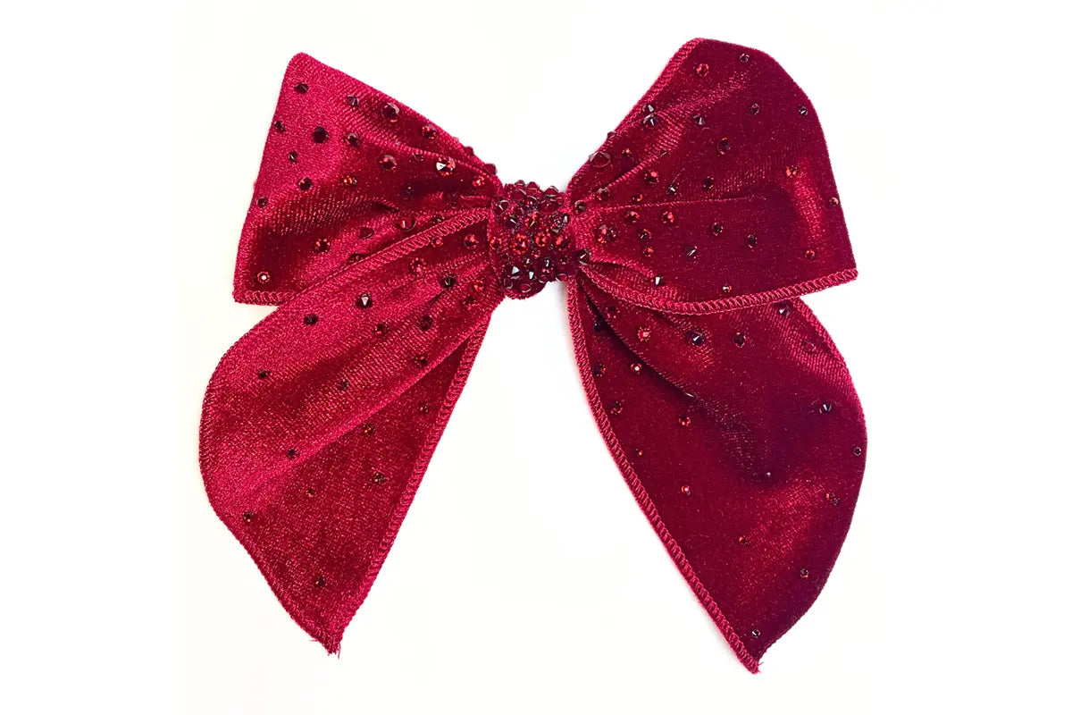 How to Make a Crystal Christmas Bow Decoration | Craft DIY – Bluestreak ...