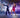 Ballroom couple in dancewear with rhinestone embellishments