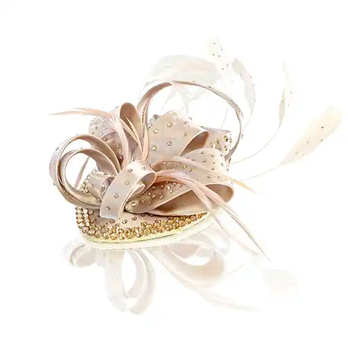 Swarovski Crystals Wedding Fascinator Embellishment Project