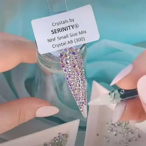 Create Statement Nails With Serinity Flatback Crystals