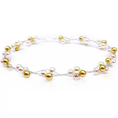 Estella Pearl Cluster Necklace Jewellery Project for jewellery makers