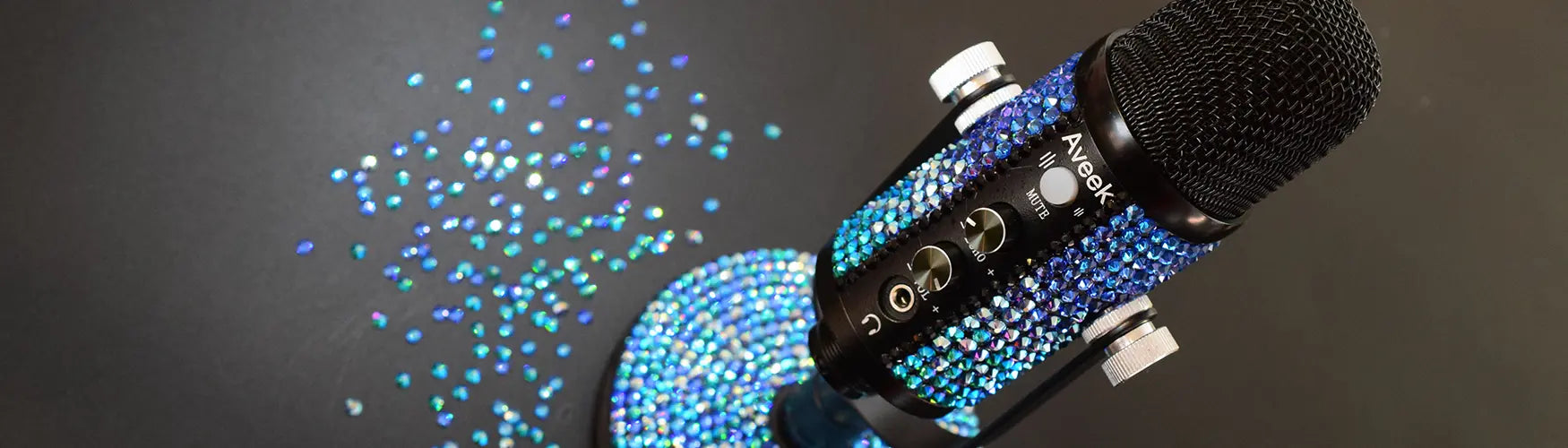 How To Glue Rhinestones Onto A Metal Microphone