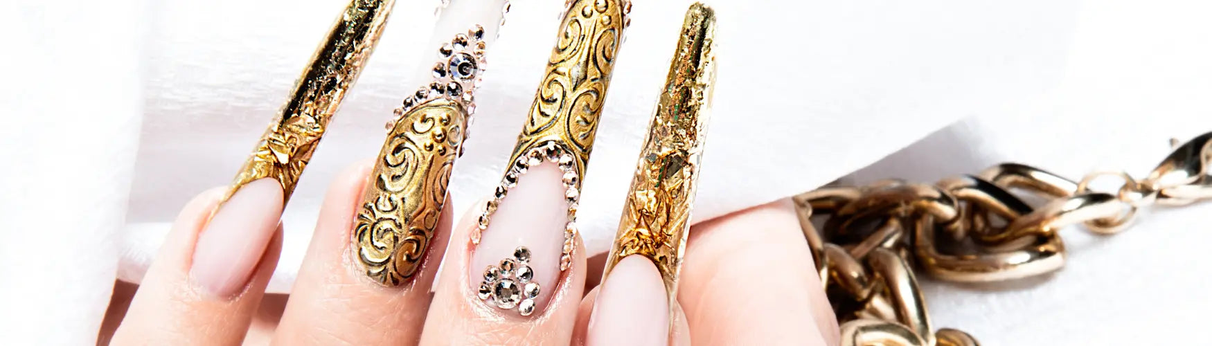 Create Statement Nails With Serinity Flatback Crystals