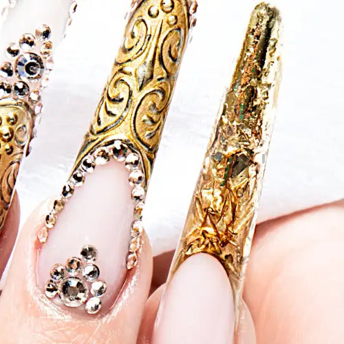 Create Statement Nails With Serinity Flatback Crystals