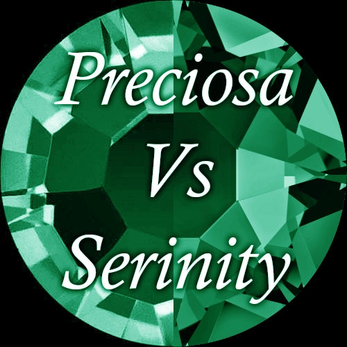 Preciosa Crystals compared to Serinity crystals