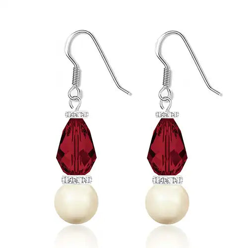 Santa Earrings Jewellery Project With Serinity Crystals