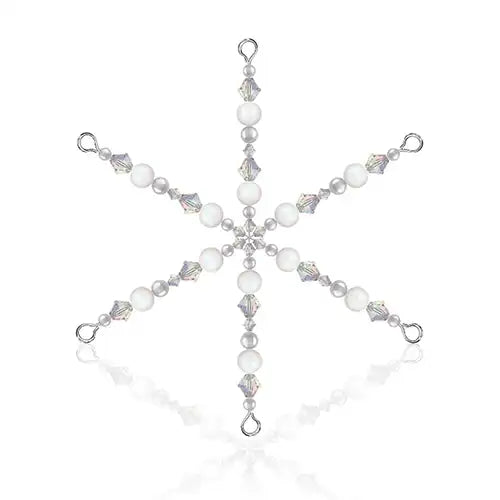 Serinity Beads Snowflake Decoration Crafting Project