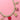 Swarovski Idyllia necklace and charms on a pink background
