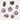 Purple Swarovski Crystals