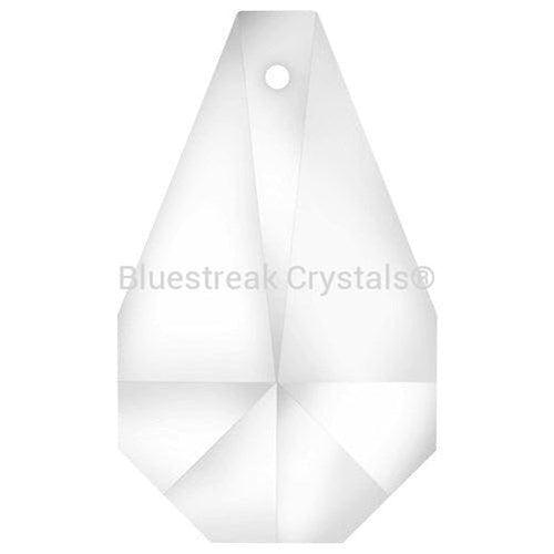 2593 Preciosa Lighting Crystal Almond B - 50x30mm-Preciosa Lighting Crystals-Crystal Bermuda Blue-Pack of 70 (Wholesale)-Bluestreak Crystals