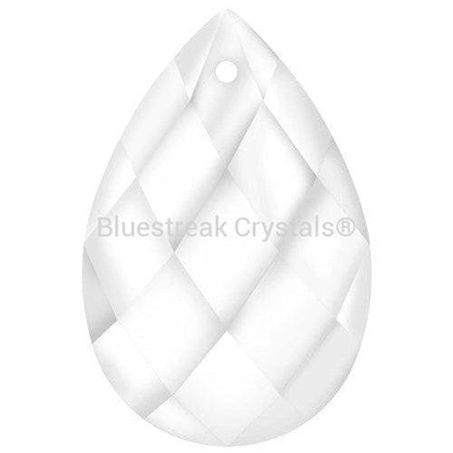 2661 Preciosa Lighting Crystal Almond 505- 128x84mm-Preciosa Lighting Crystals-Crystal Bermuda Blue-Pack of 6 (Wholesale)-Bluestreak Crystals