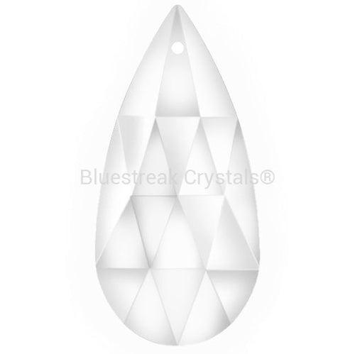 2701 Preciosa Lighting Crystal Almond 501- 76x39mm-Preciosa Lighting Crystals-Crystal Bermuda Blue-Pack of 18 (Wholesale)-Bluestreak Crystals