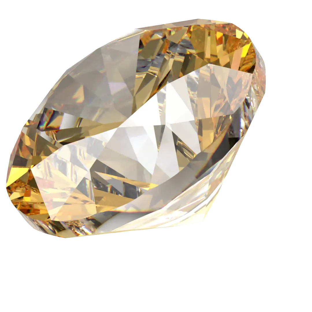 Swarovski Zirconia Round Pure Brilliance Cut Fancy Yellow