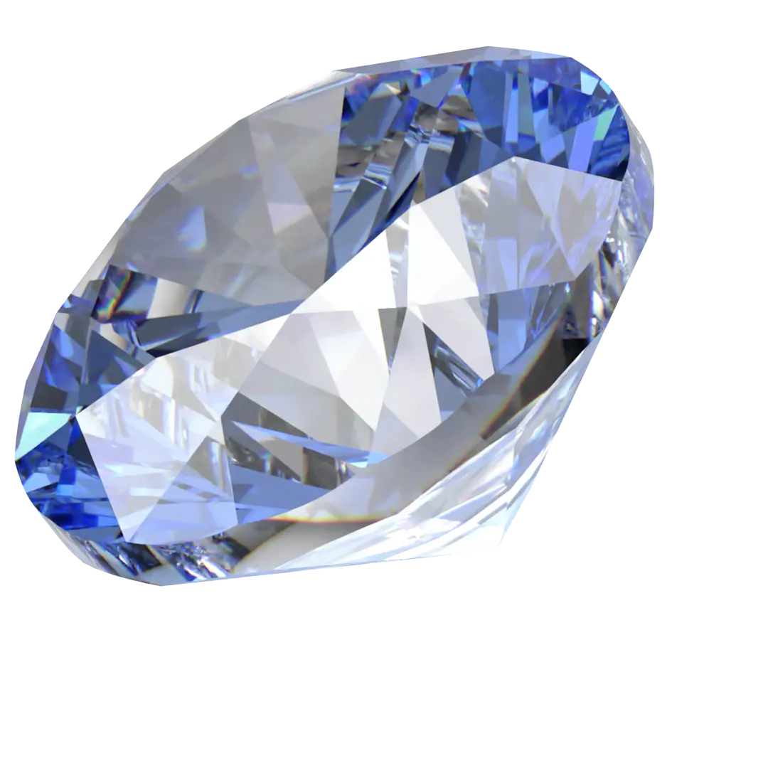Swarovski Zirconia | Round Pure Brilliance Cut Fancy Light Blue
