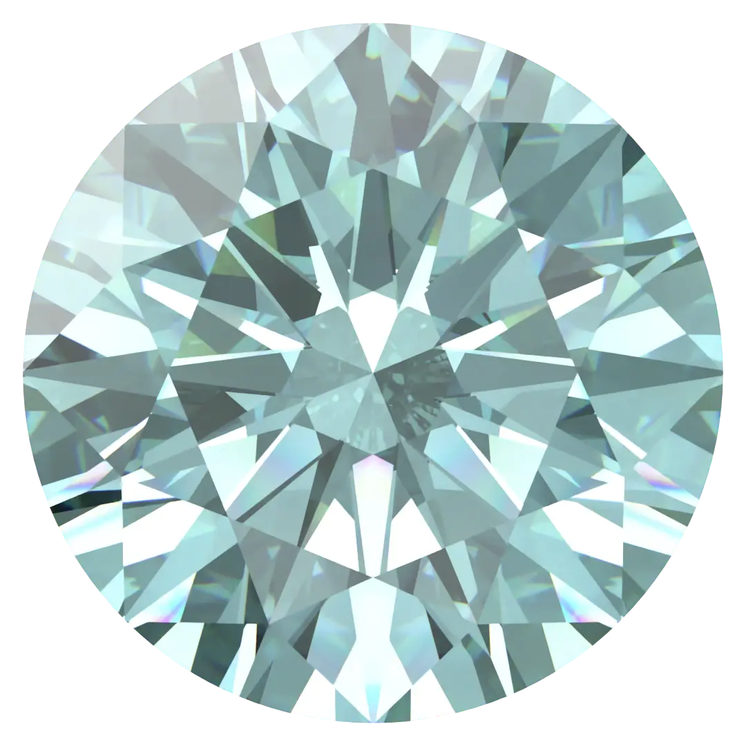 Swarovski Zirconia Round Pure Brilliance Cut Frosty Mint