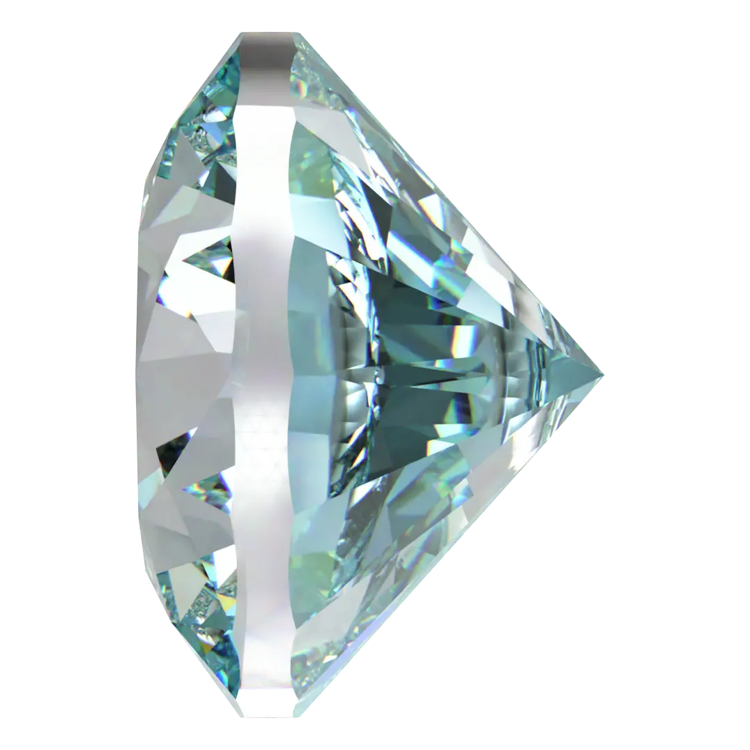 Swarovski Zirconia Round Pure Brilliance Cut Frosty Mint