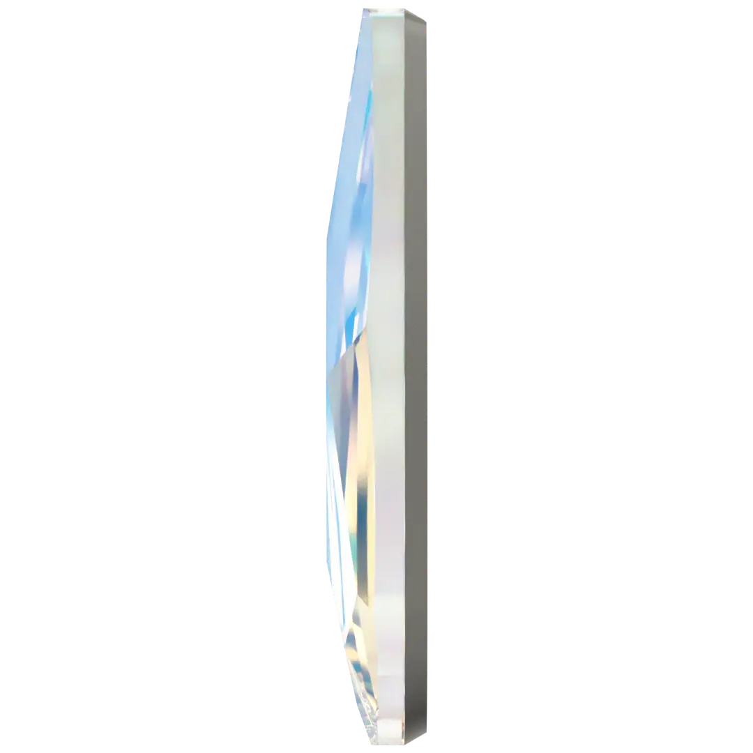 Swarovski Flat Back Crystals Non Hotfix Raindrop (2304) Crystal Shimmer