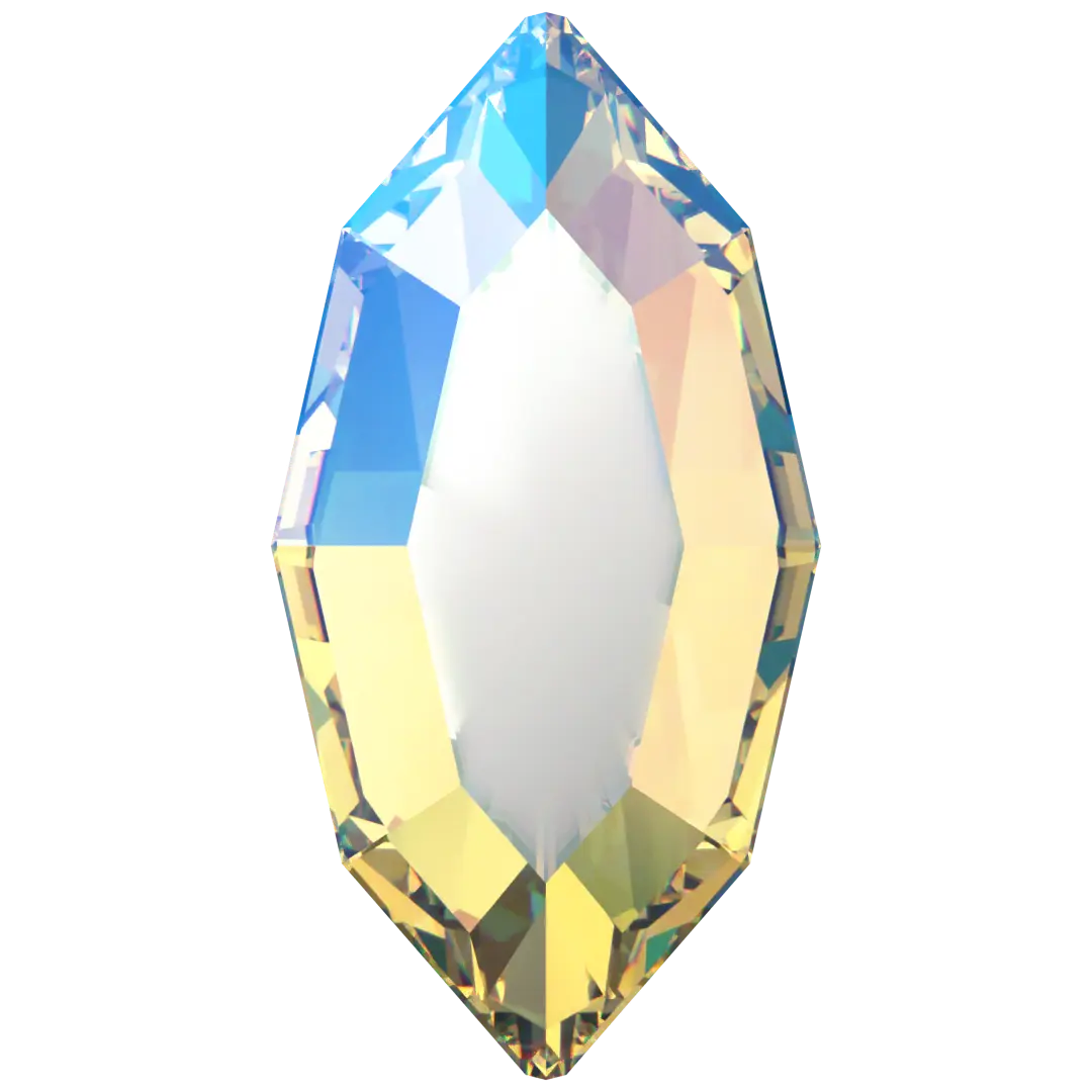 Serinity Hotfix Flat Back Crystals Navette (2200) Crystal Shimmer