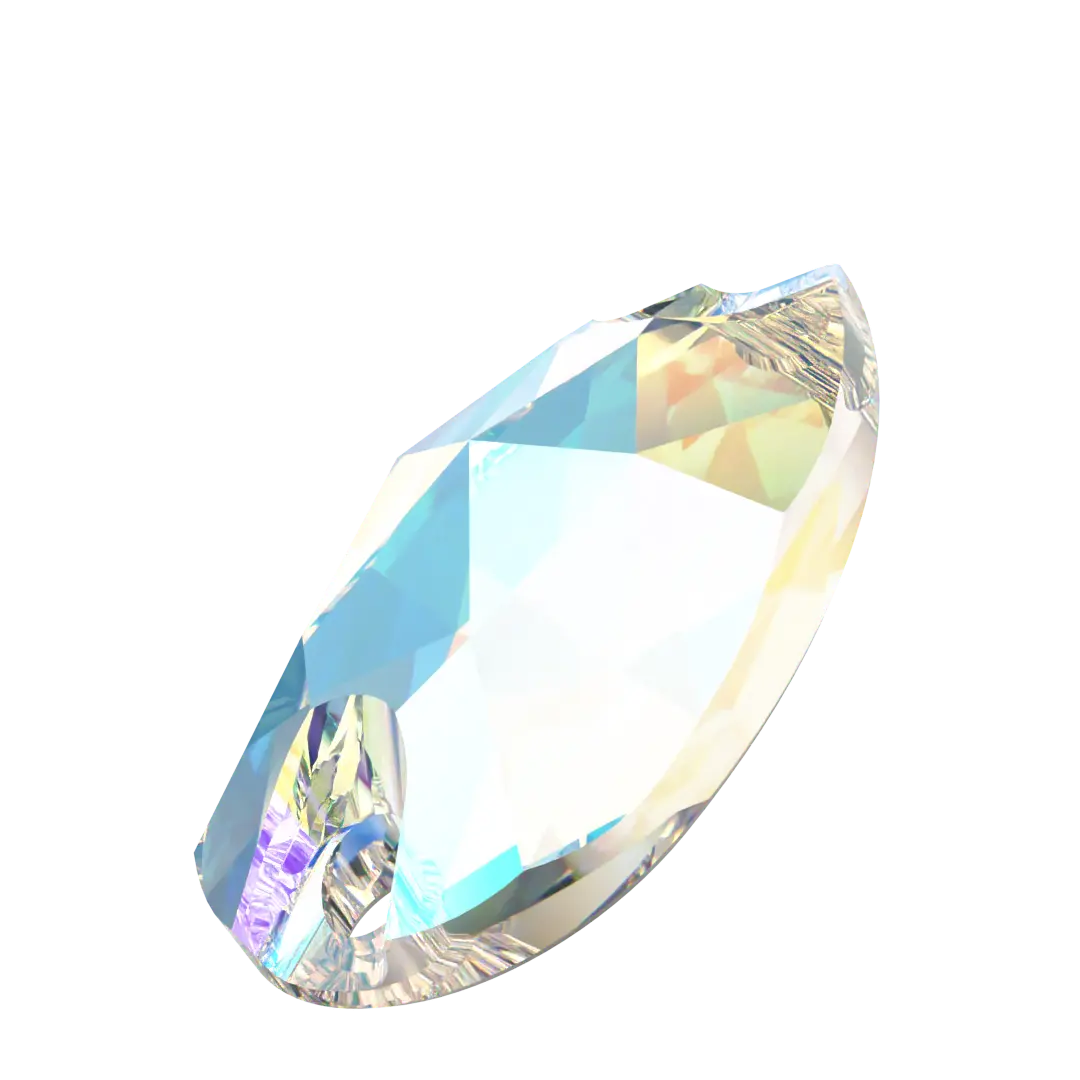 Swarovski Sew On Crystals Peardrop (3230) Crystal Shimmer