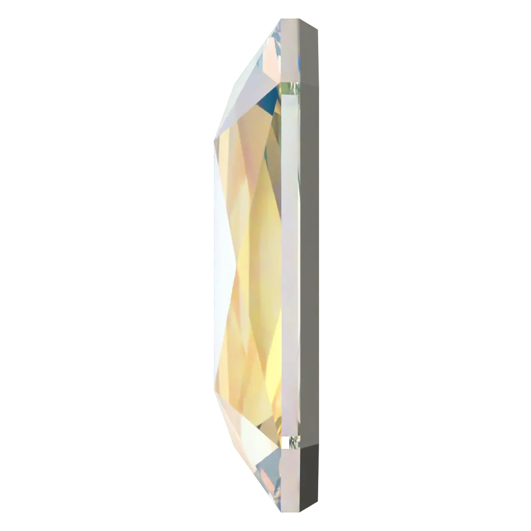 Serinity Flat Back Crystals Non Hotfix Emerald Cut (2602) Crystal Shimmer