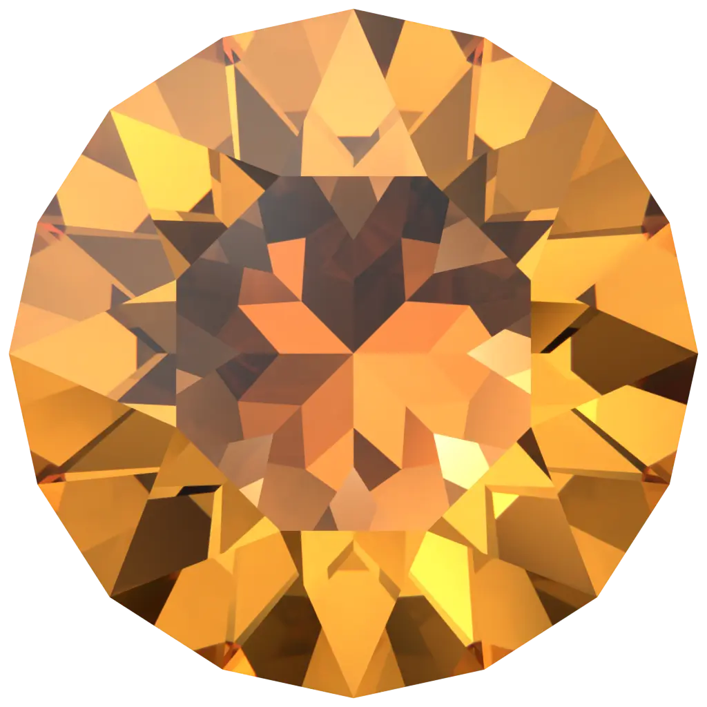 Serinity Chatons Round Stones (1028 & 1088) Dark Orange