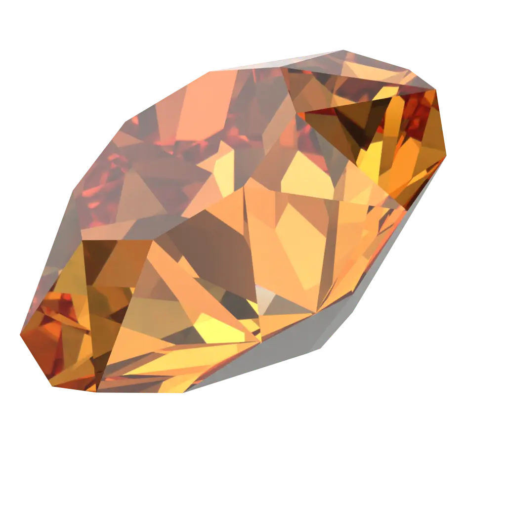 Serinity Chatons Round Stones (1028 & 1088) Dark Orange