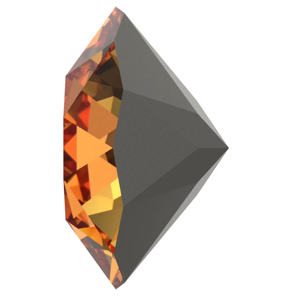 Swarovski Chatons Round Stones (1028 & 1088) Dark Orange