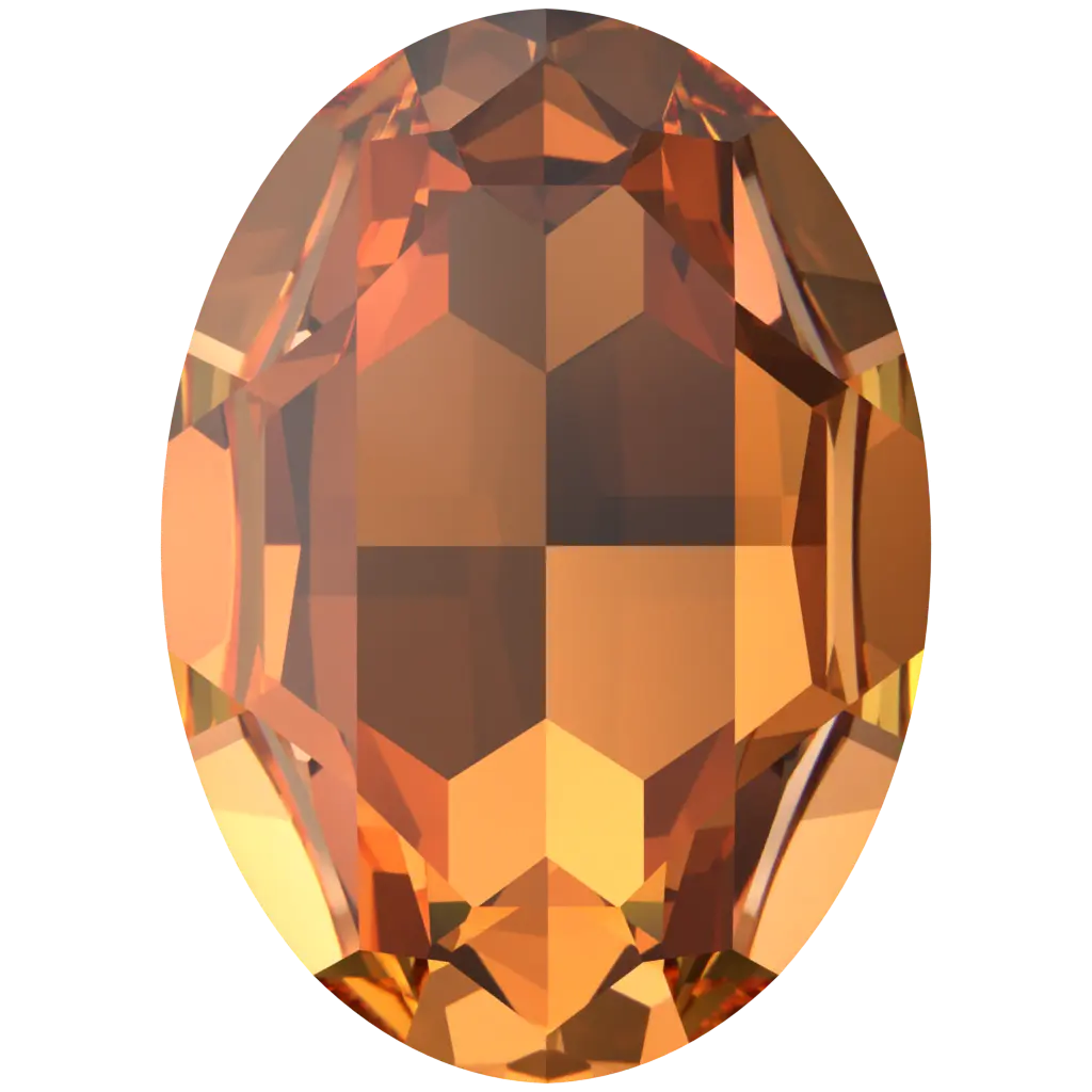 Swarovski Fancy Stones Big Oval (4127) Dark Orange