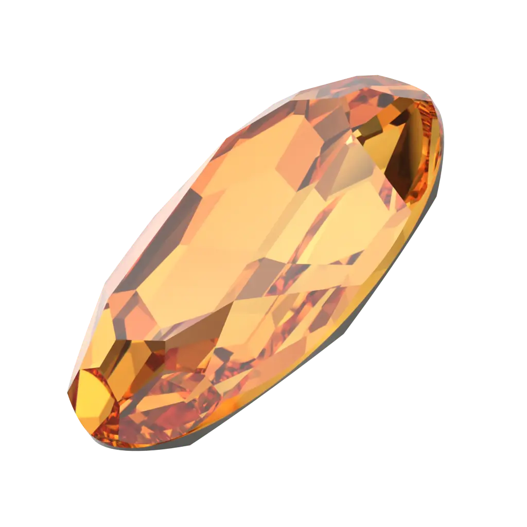 Swarovski Fancy Stones Big Oval (4127) Dark Orange