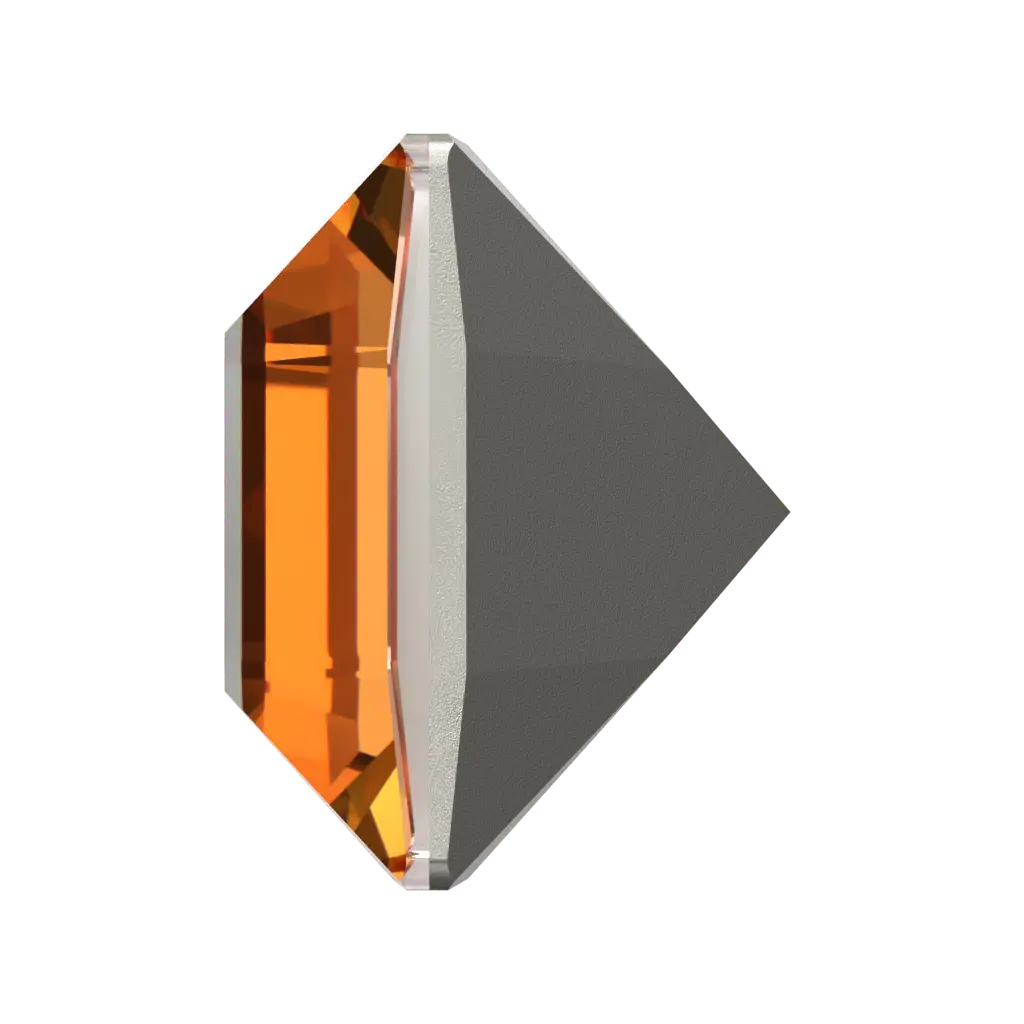 Swarovski Fancy Stones Xilion Square (4428) Dark Orange