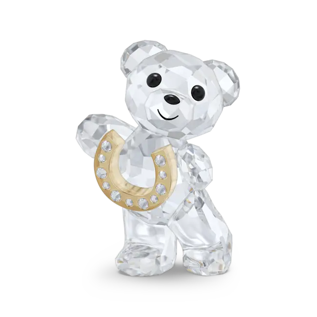 Swarovski Kris Bear Lucky Horseshoe