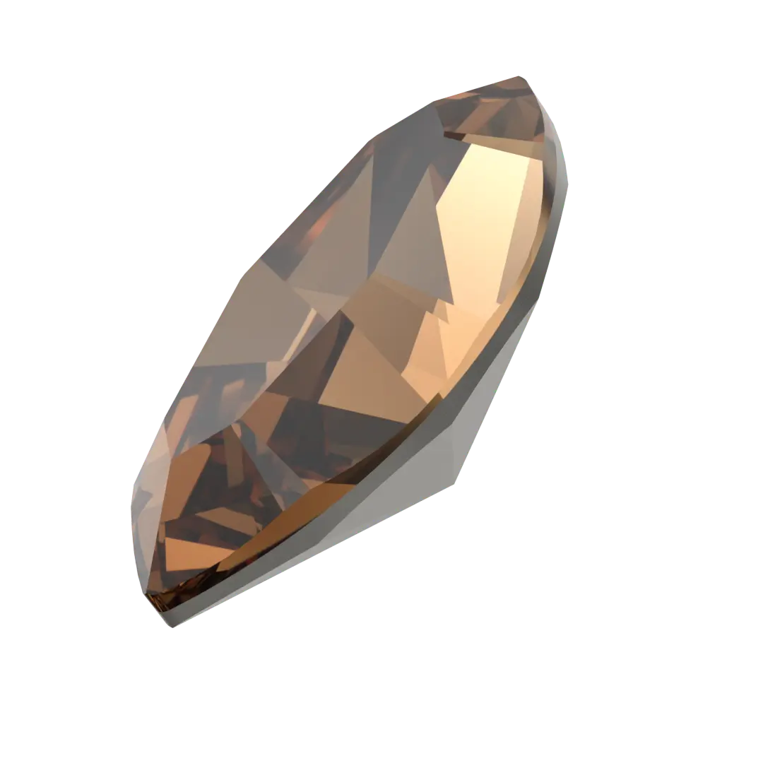 Swarovski Fancy Stones Xilion Navette (4228) Recreated Light Smoked Topaz