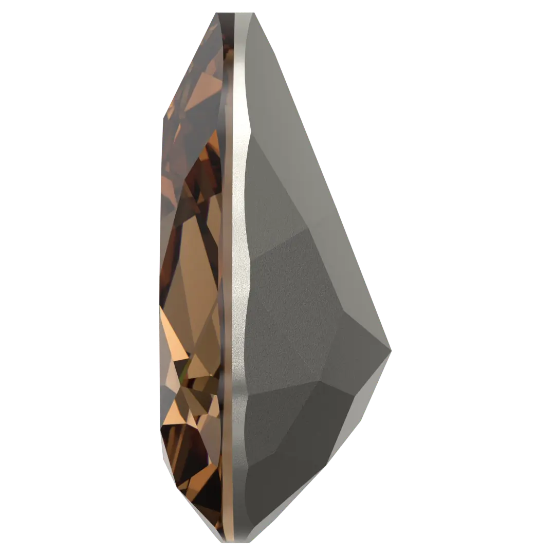 Swarovski Fancy Stones Pear (4320) Recreated Light Smoked Topaz