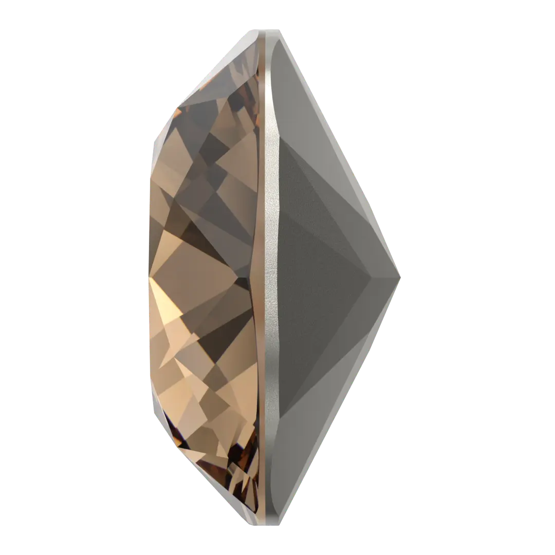 Swarovski Fancy Stones Cushion Square (4470) Recreated Light Smoked Topaz