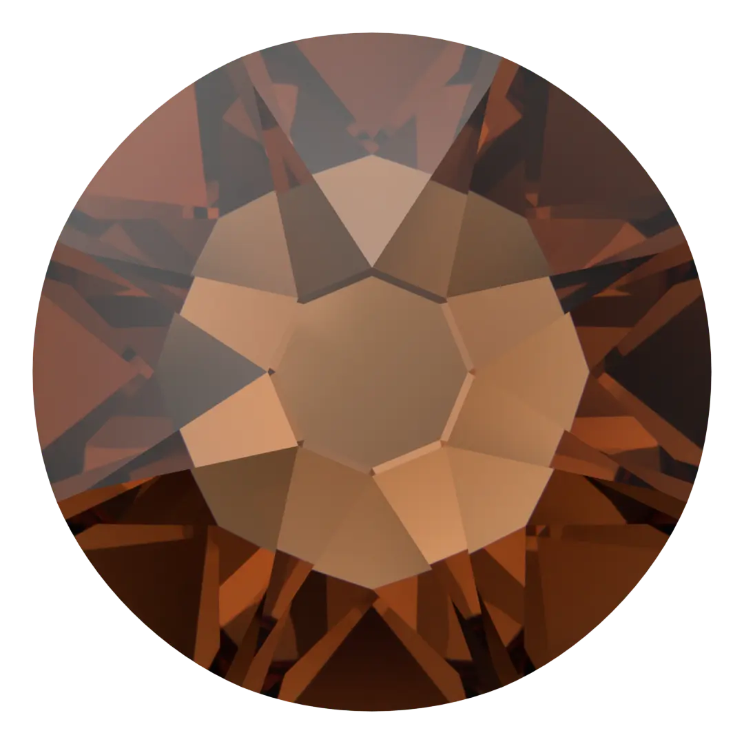 Swarovski Flat Back Crystals Non Hotfix (2000, 2058 & 2088) Recreated Smoked Topaz