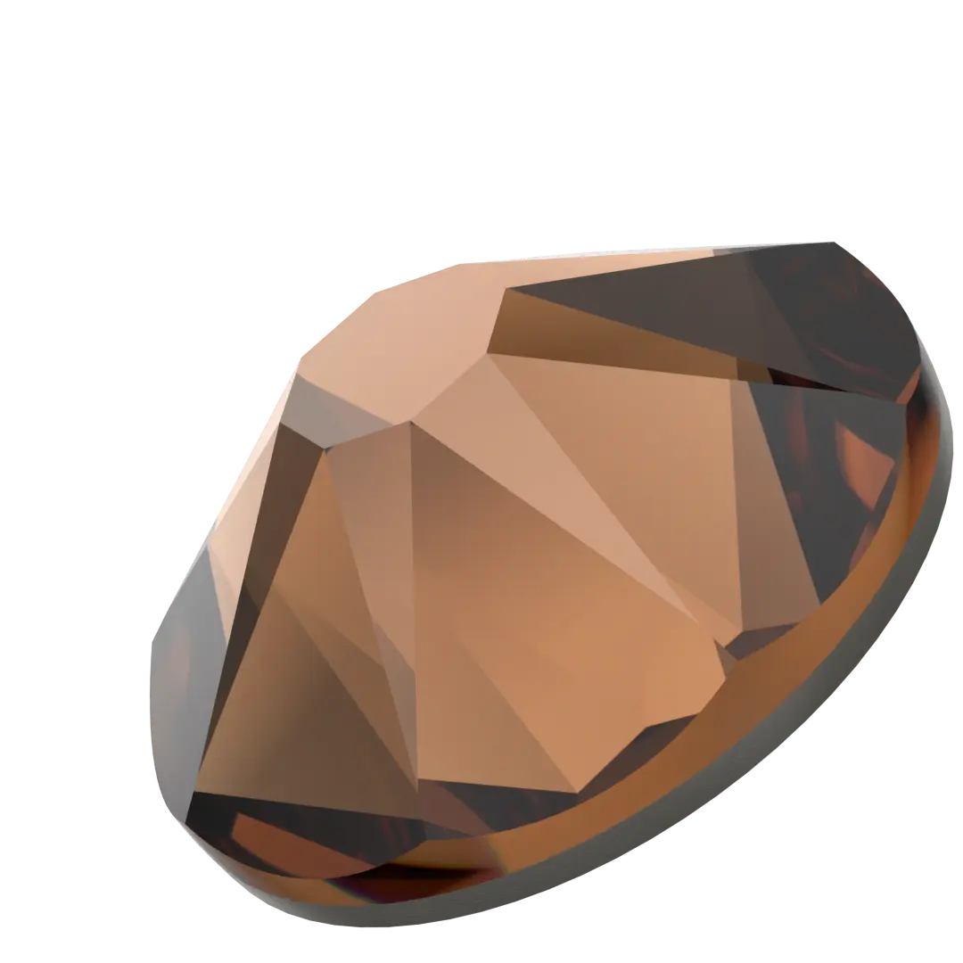 Serinity Flat Back Crystals Non Hotfix (2000, 2058 & 2088) Smoked Topaz