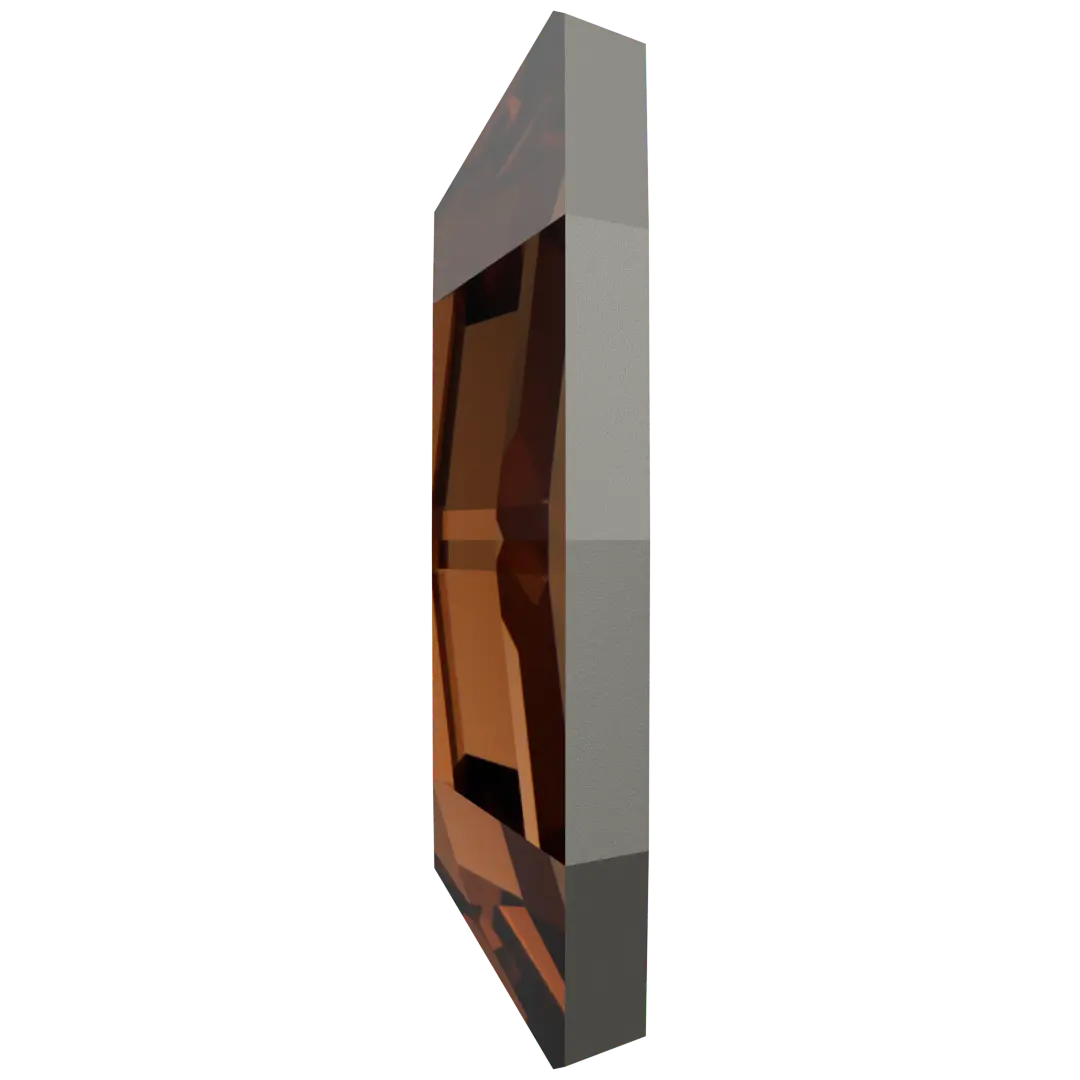 Serinity Flat Back Crystals Non Hotfix Navette (2200) Smoked Topaz