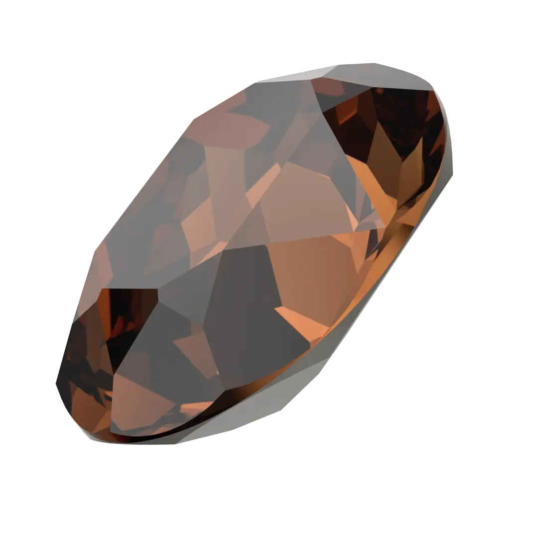 Swarovski Fancy Stones Oval (4120) Recreated Smoked Topaz