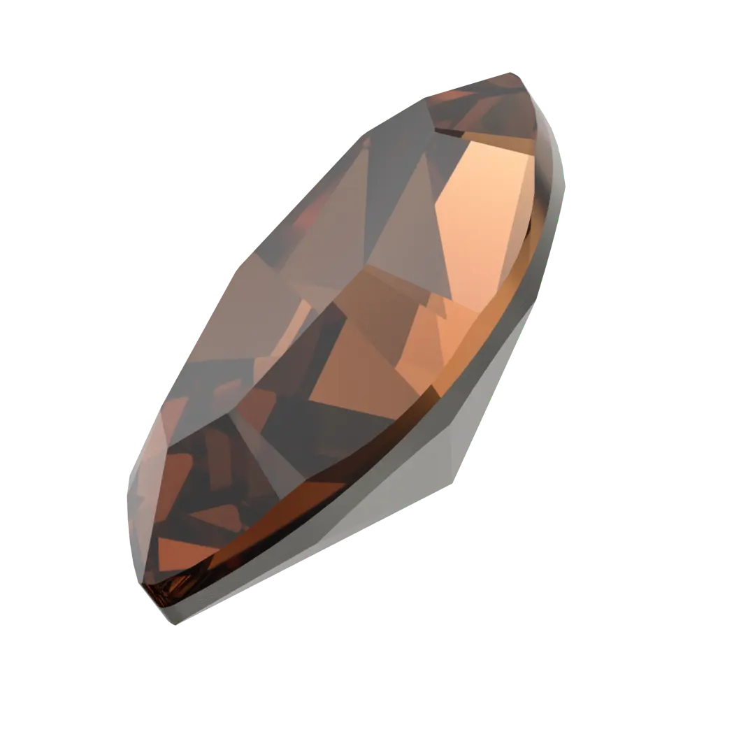Swarovski Fancy Stones Xilion Navette (4228) Recreated Smoked Topaz
