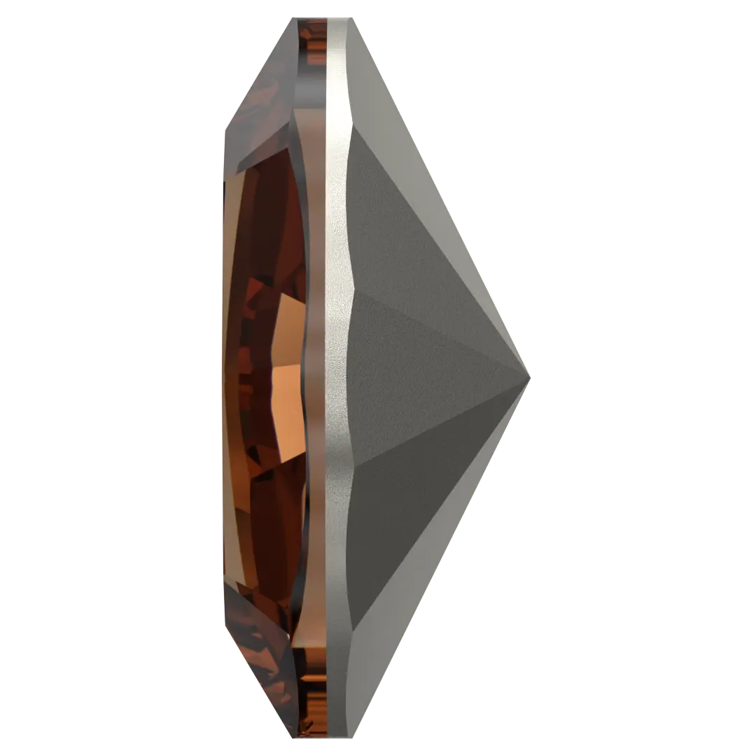 Swarovski Fancy Stones Xilion Navette (4228) Recreated Smoked Topaz