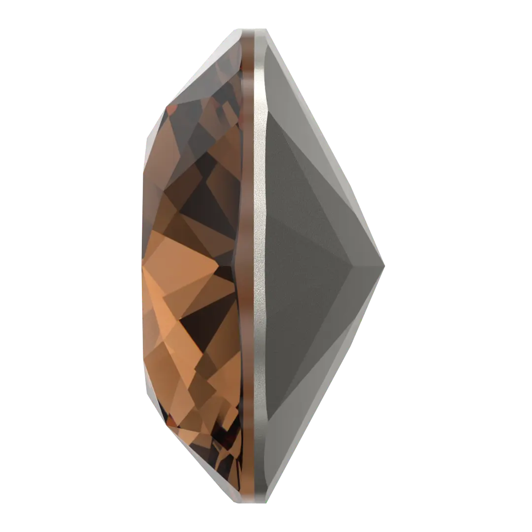 Swarovski Fancy Stones Cushion Square (4470) Recreated Smoked Topaz