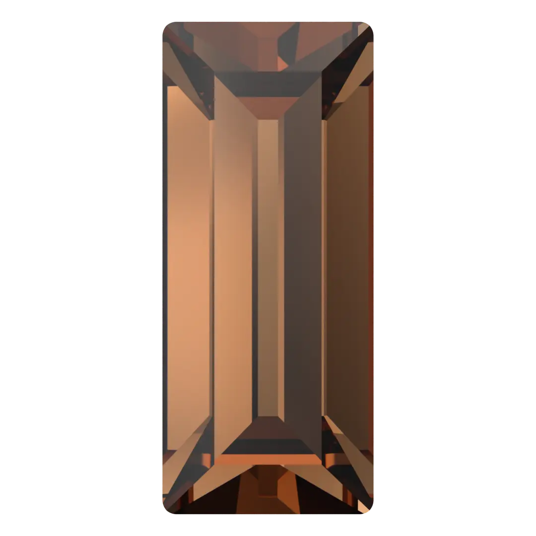 Swarovski Fancy Stones Baguette (4501) Recreated Smoked Topaz
