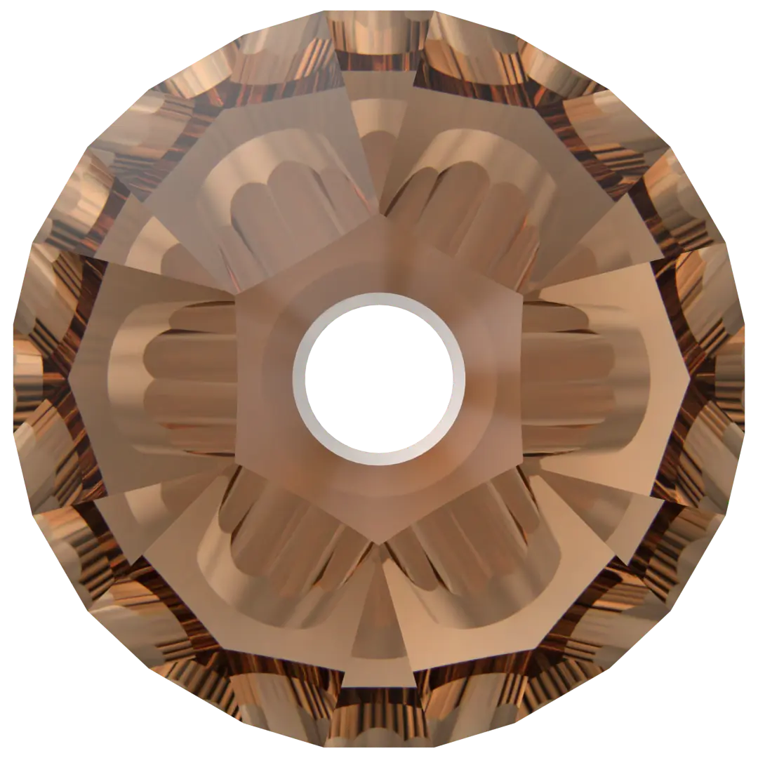 Serinity Crystal Beads Bicone (5328) Smoked Topaz