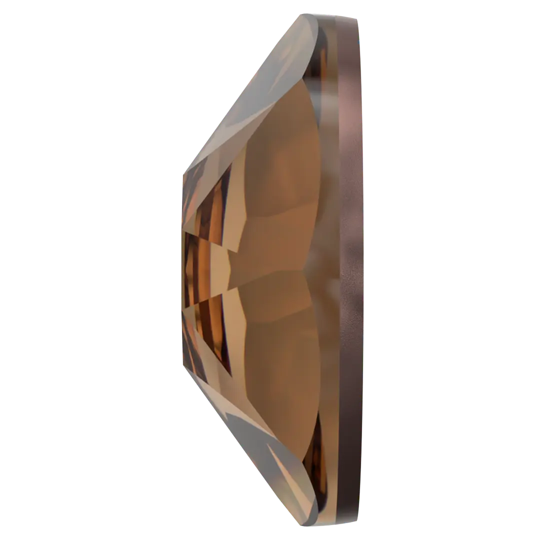 Swarovski Hotfix Flat Back Crystals (2000, 2038 & 2078) Recreated Light Smoked Topaz