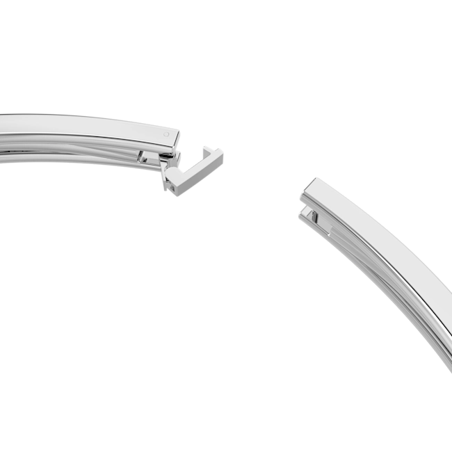 Swarovski Matrix Choker Mixed Cuts White Rhodium Plated