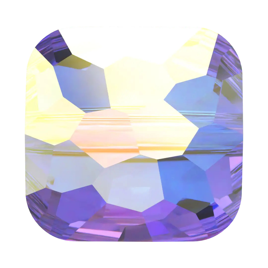 Serinity Crystal Beads Fantasy Square (5035) Crystal AB