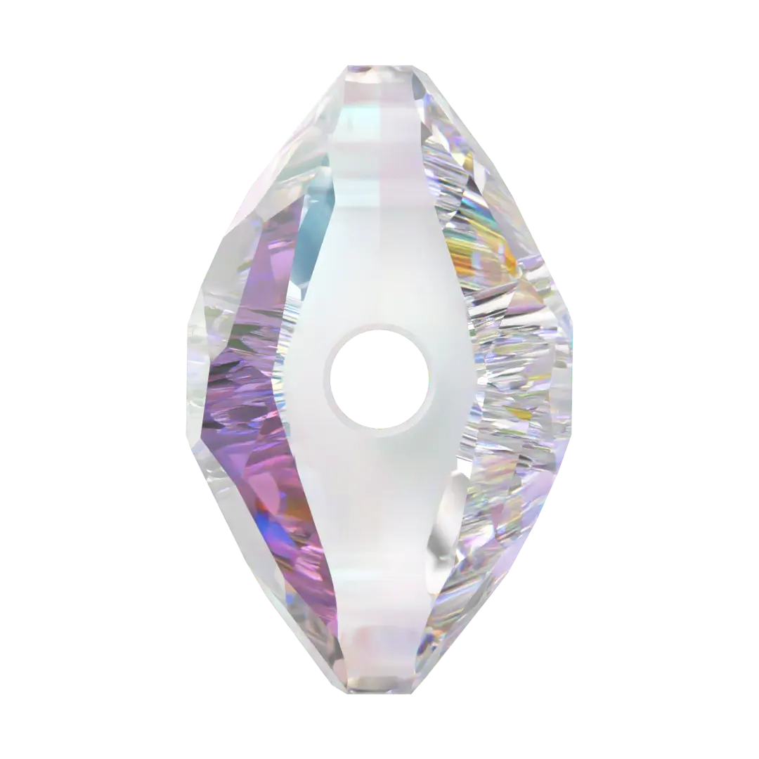 Serinity Crystal Beads Fantasy Square (5035) Crystal AB