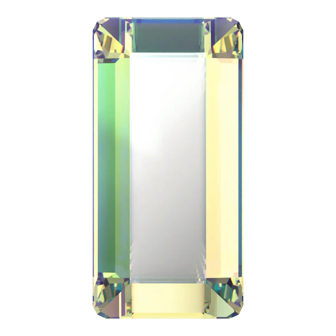 Swarovski Hotfix Flat Back Crystals Baguette (2510) Crystal Shimmer
